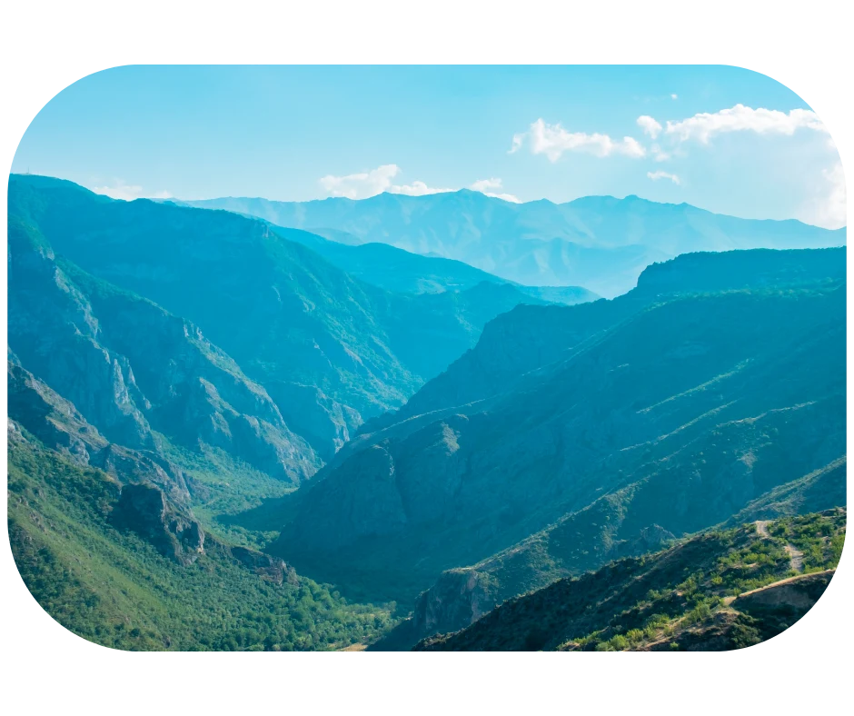 Blue Mountain landscape